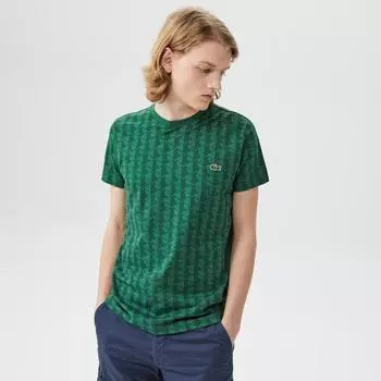 Мужская футболка Lacoste Oversized Fit из хлопка