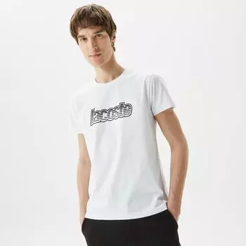 Мужская футболка Lacoste Oversized Fit из хлопка