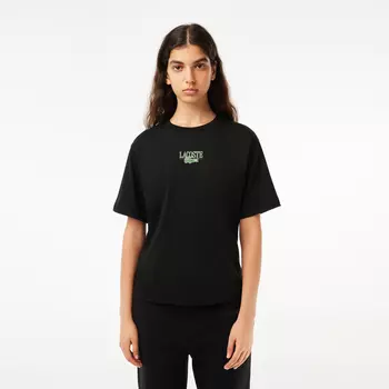 Женская футболка Lacoste с принтом Lacoste