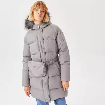 Женская куртка Lacoste с капюшоном