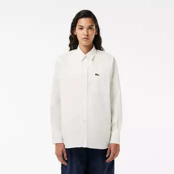 Женская хлопковая рубашка Lacoste