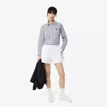 Длинные шорты Lacoste с принтом
