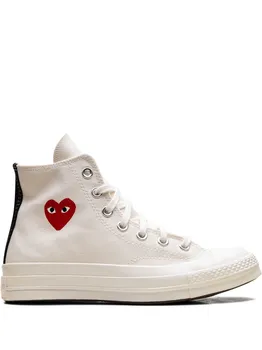 Кеды PLAY Chuck 70 Cream из коллаборации с Comme des Garons Comme Des Garons Play x Converse, нейтральный