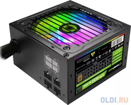 Блок питания GameMax VP-600-RGB-MODULAR 600 Вт