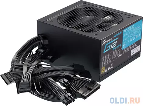 Блок питания Seasonic ATX 550W G12 GC-550 80+ gold (24+4+4pin) 120mm fan 3xSATA RTL