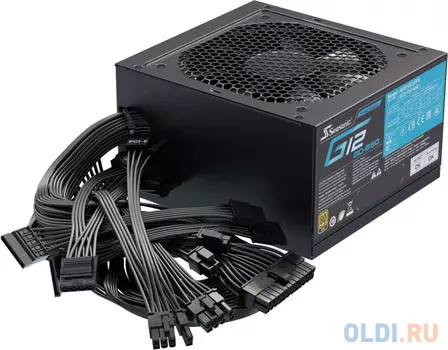 Блок питания Seasonic ATX 650W G12 GC-650 80+ gold (24+4+4pin) 120mm fan 3xSATA RTL