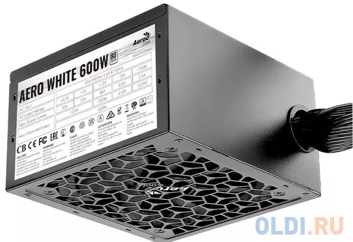 Блок питания Aerocool AERO WHITE 600 600 Вт