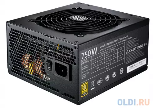 Блок питания Cooler Master MWE Gold 750 Full Modular 750 Вт