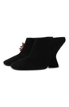 Замшевые мюли Dries Van Noten