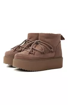 Замшевые полусапоги Classic Low Platform INUIKII