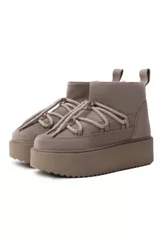 Замшевые полусапоги Classic Low Platform INUIKII