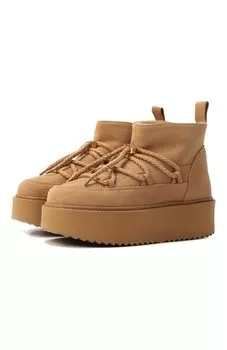 Замшевые полусапоги Classic Low Platform INUIKII