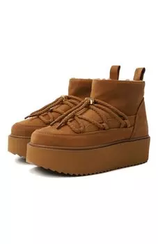 Замшевые полусапоги Classic Low Platform INUIKII