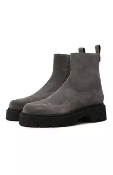 Замшевые полусапоги Icon Emporio Armani