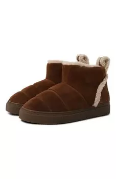 Замшевые полусапоги Shearling Slip-in INUIKII