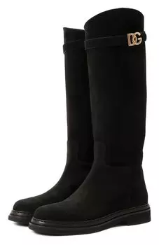 Замшевые сапоги Day Classic Dolce & Gabbana