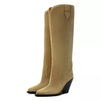 Замшевые сапоги Lomero Isabel Marant
