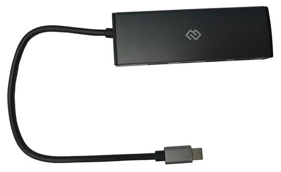 Концентратор Digma HUB-3U3.0С-UC-G, 3xUSB 3.0, 1xUSB-C, серый