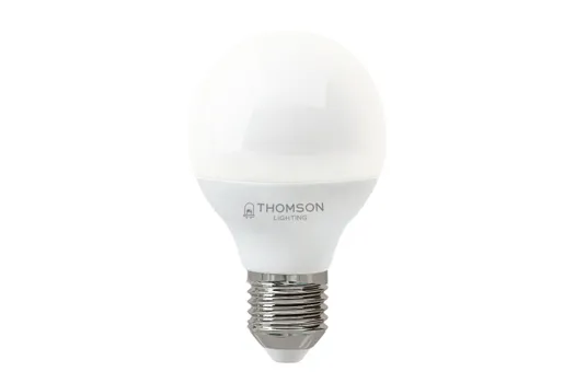 Лампа светодиодная E14 шар, 6Вт, 4000K / белый, 500лм, THOMSON (TH-B2032)