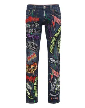 Джинсы Прямые Philipp Plein