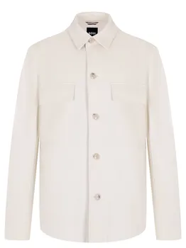 Рубашка Relaxed Fit из вискозы BOSS