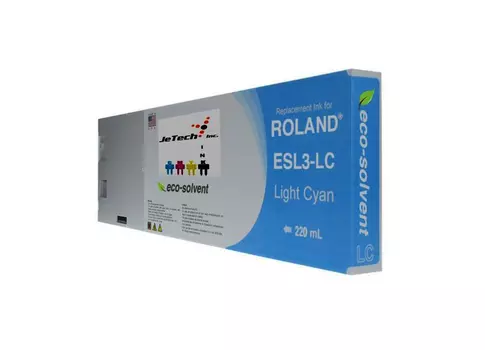 Картридж_ECO-Solvent3 Light Cyan 220 мл (ESL3-LC)