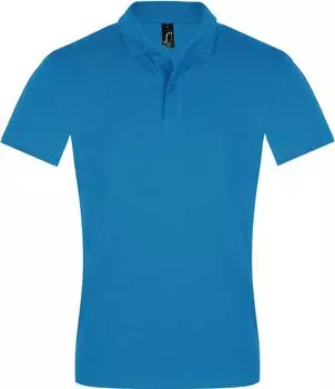 Рубашка поло мужская PERFECT MEN 180 бирюзовая, размер XL