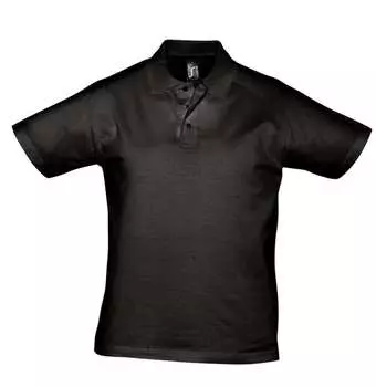 Рубашка поло мужская Prescott men 170 черная, размер L