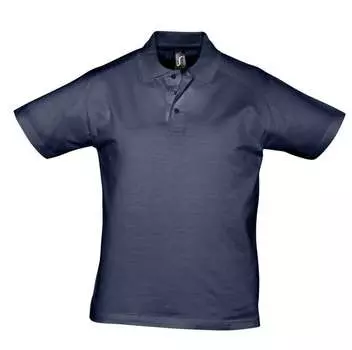 Рубашка поло мужская Prescott men 170 кобальт (темно-синяя), размер M