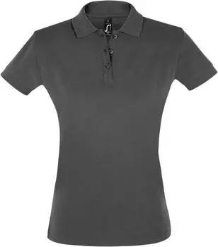 Рубашка поло женская PERFECT WOMEN 180 темно-серая, размер M