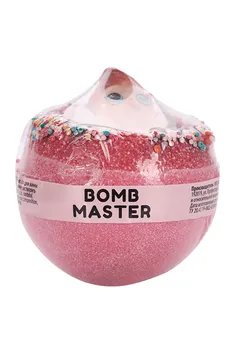 Бомбочка Bomb Master д/ванн Кукла бурлящий шар/гейзер с игрушкой розовый, 210 г