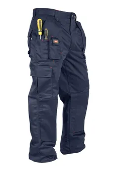 Брюки с несколькими карманами Lee Cooper Workwear, темно-синий