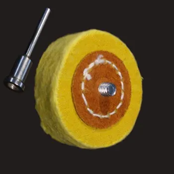 1x50 мм тканевое полировальное колесо, металл, пластик, стекло, роторная дрель, буферная накладка для швабры, новая белый