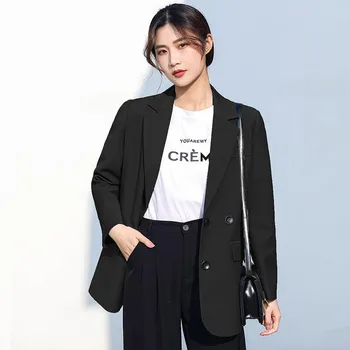 Small Suit Jacket for Women, Loose and Small, Spring and Autumn New Korean Style Chain Modified Design Suit for Women S