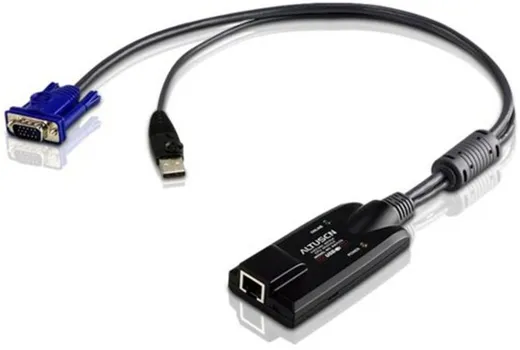 Адаптер KVM Altusen KA7175-AX SVGA+Kbd+Mouse USB 2.0, 150 м, для подключения компьютеров к переключателю KN2124v/KN2140v/KN4124v/KN4140v/KN2132/KN4116
