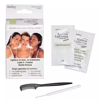 Godefroy Eyebrow Lightening creme Обесцвечивание для бровей, набор