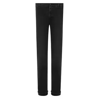 Джинсы с отделкой из кожи аллигатора Zilli