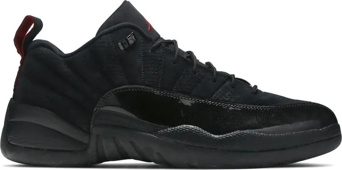 Кроссовки Air Jordan 12 Retro Low Black Patent, черный