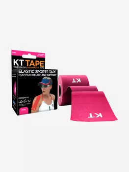 Кинезио тейп KT Tape PRO для тела спортивный, 25 х 5 см, 20 шт, розовый, Розовый