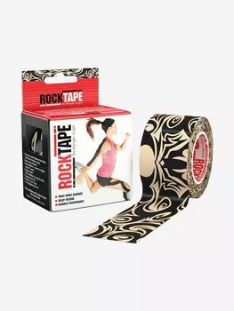 Кинезиотейп Rocktape 5 см х 5 м, тату, Мультицвет