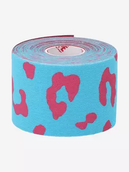 Кинезиотейп Rocktape Classic 5 см х 5 м, розовый камуфляж, Голубой
