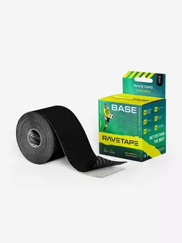 Кинезиотейп RaveTape BASE 55, Черный