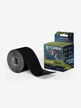 Кинезиотейп RaveTape STORM 55, Черный