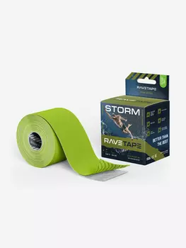 Кинезиотейп RaveTape STORM 55, Зеленый