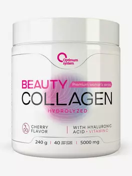 Коллаген Optimum System Cherry, 240 г, Белый