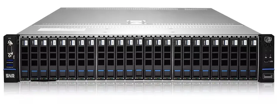 Серверная платформа SNR SNR-SR2225RS 2U, Scalable, DDR4, 25xHDD, резервируемый БП