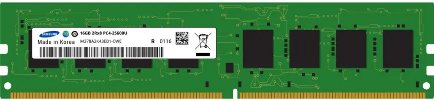 Модуль памяти DDR4 16GB Samsung M378A2K43EB1-CWE PC4-25600 3200MHz CL22 ECC Reg 1.2V
