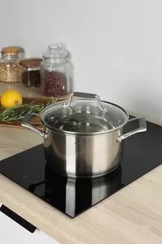Кастрюля со стеклянной крышкой Odri, 20 см Nadoba