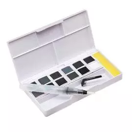 Набор акварели Derwent "Tinted Charcoal" 12 цв кювета в пласт. упак.