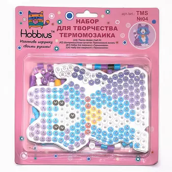 Набор для творчества и рукоделия "Hobbius" Термомозаика №04 Котенок